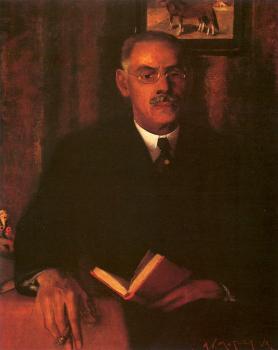 阿基保爾 約翰 莫特利 Portrait of the Artist's Father